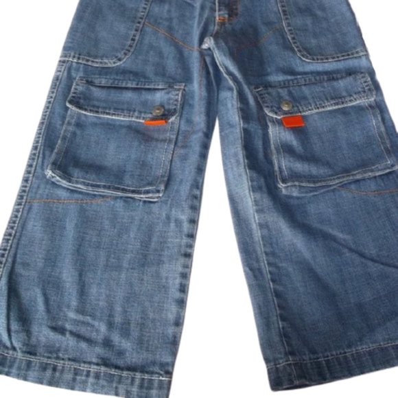 Belted Cargo Jeans Boys 5T NWT - Picture 2 of 2